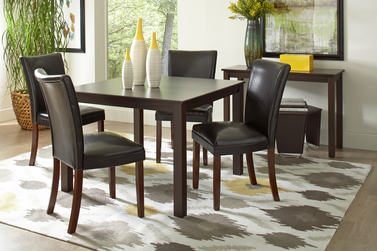 Easton Square Dining Room with Belvedere Chairs