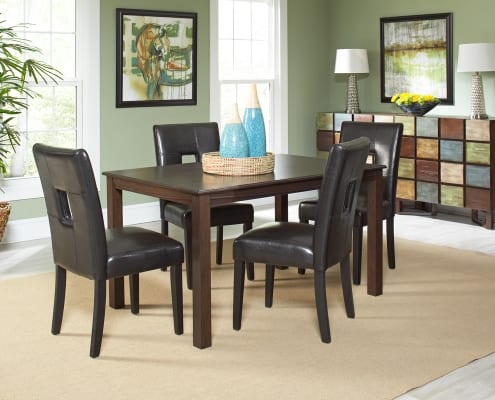 Easton Rectangular Dining Room with Archstone Chairs